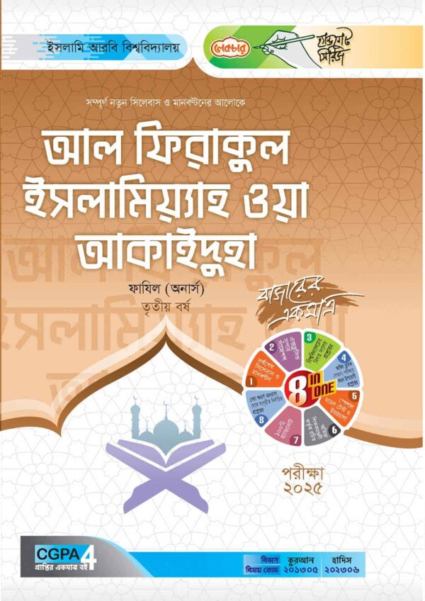 লেকচার ফাযিল আল ফিরাকুল ইসলামিয়্যাহ ওয়া আকাইদুহা অনার্স তৃতীয় বর্ষ হ্যান্ড নোট [পরীক্ষা-২০২৫]
