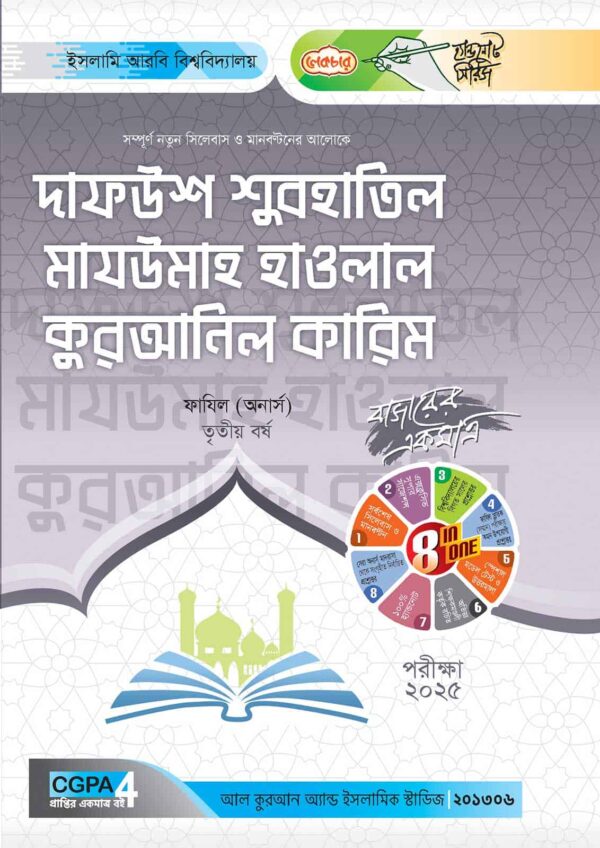 লেকচার ফাযিল দাফউশ শুবহাতিল মাযউমাহ কুরআনিল কারিম অনার্স তৃতীয় বর্ষ হ্যান্ড নোট [পরীক্ষা-২০২৫]